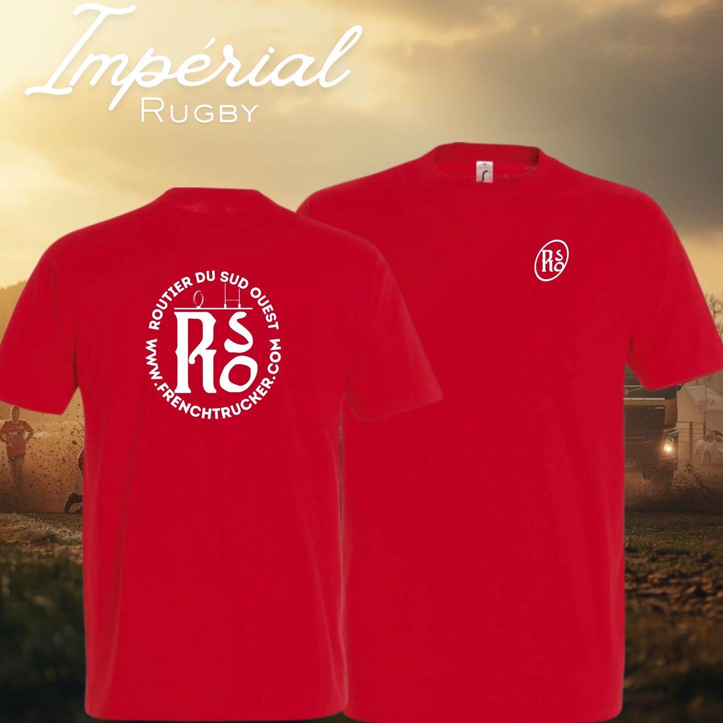 T-shirt impérial Rugby