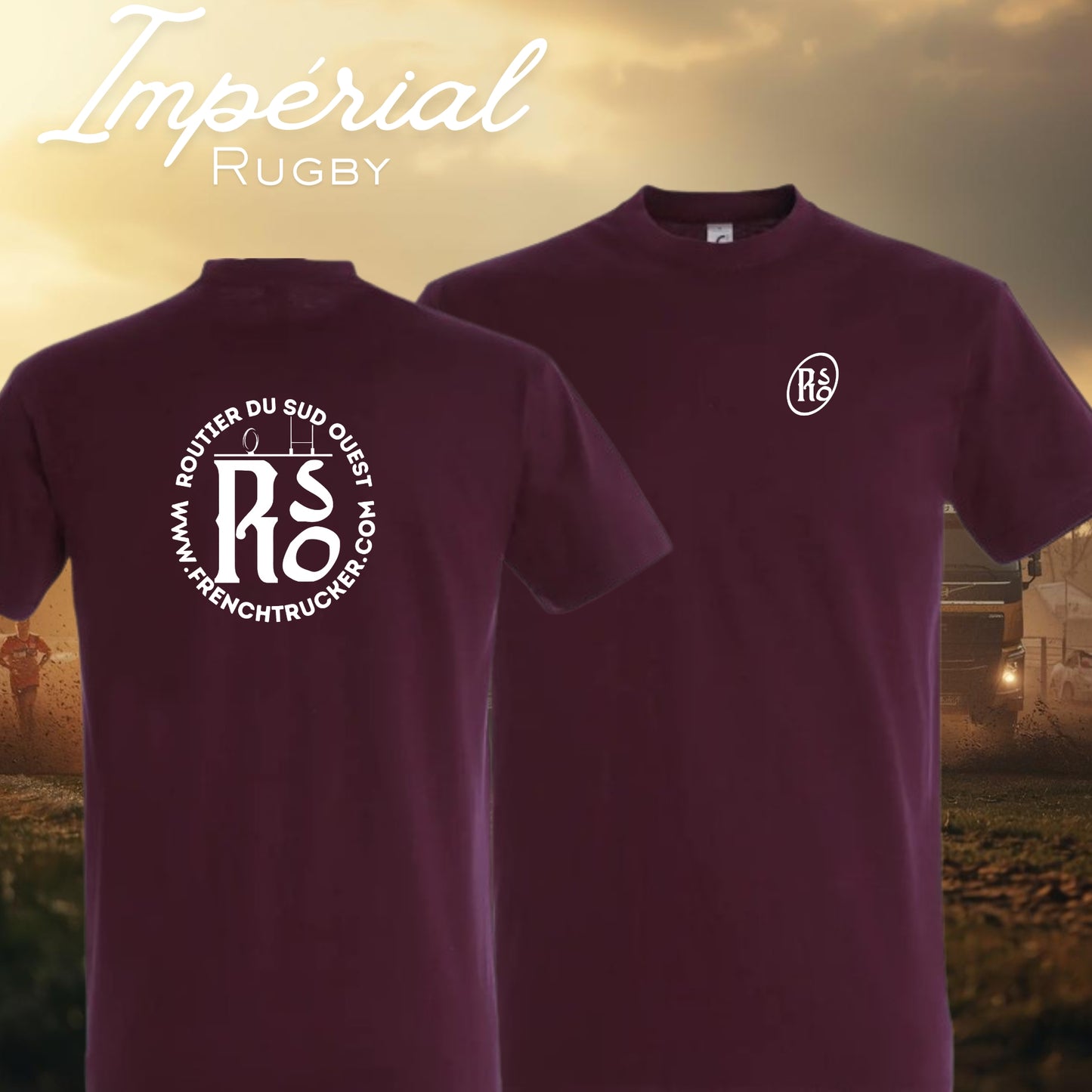 T-shirt impérial Rugby