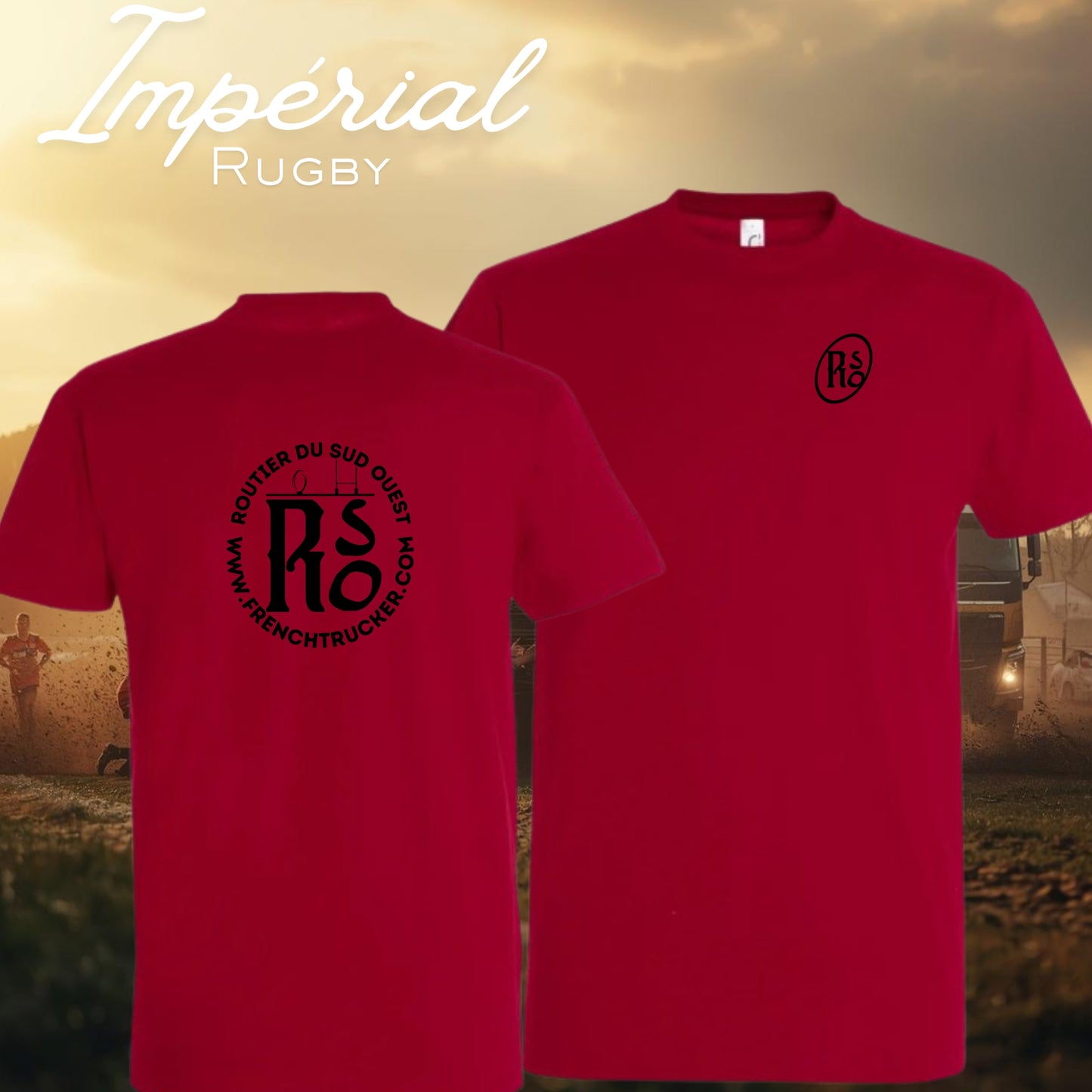 T-shirt impérial Rugby